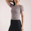 RYLENE EVE Basic Knit Short Sleeve Top | Atasan Wanita Lengan Pendek Basic Casual
