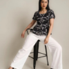 RYLENE ITZEL Long Pants Polos – Celana Panjang Wanita High Waist Basic Casual