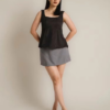 2 RYLENE ELENA Skirt Semiwool Polos – Rok Mini Wanita Basic A-Line Casual