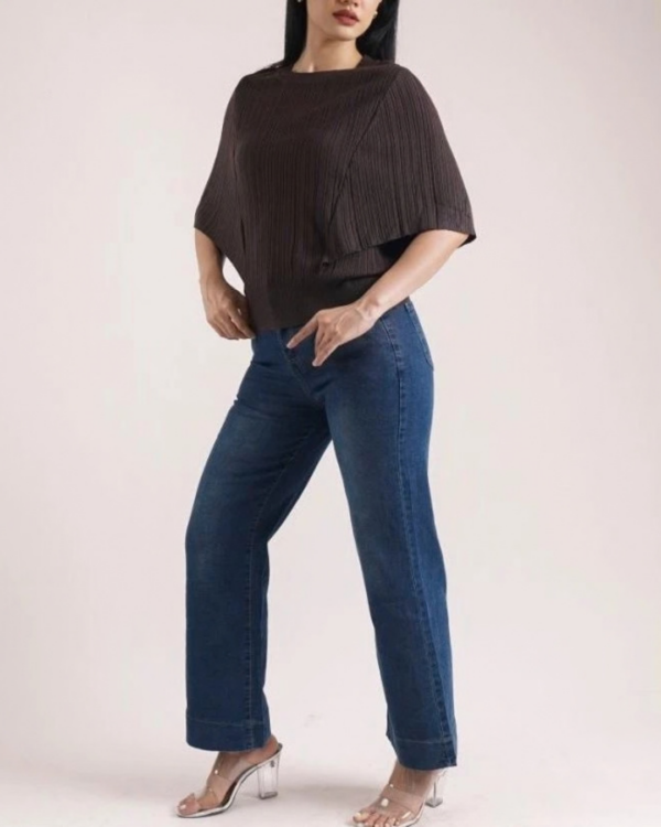 3 RYLENE HALSEY Straight Long Jeans Denim | Celana Jeans Casual Wanita High Waist