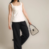 RYLENE ITZEL Long Pants Polos – Celana Panjang Wanita High Waist Basic Casual