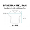 RYLENE EVE Basic Knit Short Sleeve Top | Atasan Wanita Lengan Pendek Basic Casual