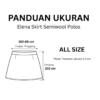 5 RYLENE ELENA Skirt Semiwool Polos – Rok Mini Wanita Basic A-Line Casual