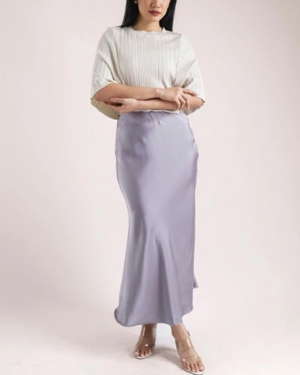 5 RYLENE RAYE Satin Silk Long Skirt | Rok Panjang Satin Silk Elegan Wanita