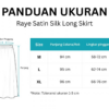 7 RYLENE RAYE Satin Silk Long Skirt | Rok Panjang Satin Silk Elegan Wanita